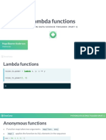 Lambda Functions: Hugo Bowne-Anderson