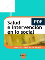 Salud e Intervención en Lo Social
