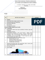 CHECKLIST Knee Chest Position