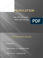 Communication