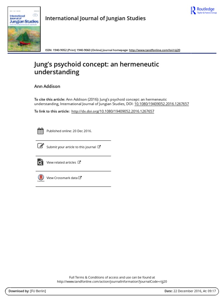 Psicoide PDF | PDF | Carl Jung | Archetype