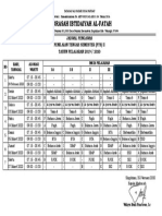 Jadwal Pengawas PTS II