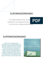 SUPERMODERNISMO