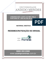 redemocratização do brasil