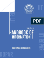 Handbook, PG (2017-18)