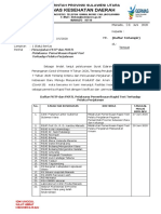 Penunjukan Faskes Pelaksana Pemeriksaan Rapid Test