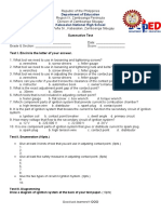 Summative Exam For Ignition System