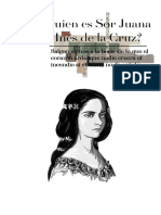Quien Es SorJ Juana Ines de La Cruz