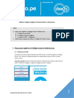 Pasos para Registrar Código Sunat PDF