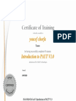 Certification Introduction To PAUT V1.0 Youcefchorfa