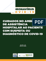 Cuidados hospitalares para pacientes com COVID-19