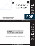 Aiwa Csd-Es255, Csd-Es355 PDF