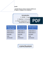 Conclusion: Topic Sentence 1 (Main Idea) Topic Sentence 2 (Main Idea 2) Topic Sentence 3