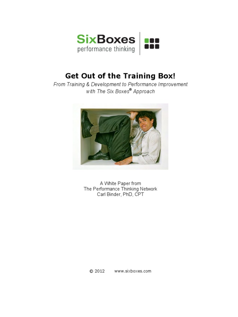 OutoftheTrainingBox PDF | PDF | Behavior | System
