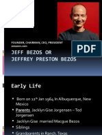 Jeff Bezos or Jeffrey Preston Bezos: Founder, Chairman, Ceo, President