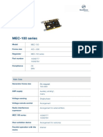 MEC-100 400 ÷ 900 MEC-100 Series 10009777 10009784 CE DNV