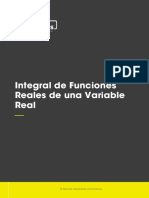 Integral de Funciones Reales de Una Variable Real