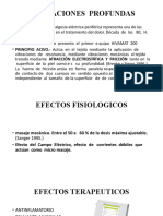 Oscilaciones profundas: generalidades y efectos de la analgesia eléctrica periférica