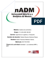 Actividad 1. Los Sistemas MRP y ERP PDF