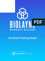 At Home Training Guide: Workout Builder