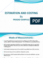 Estimation and Costing - 2