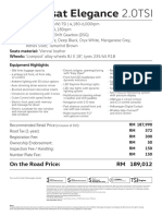 VW Passat Elegance Price List WM PDF