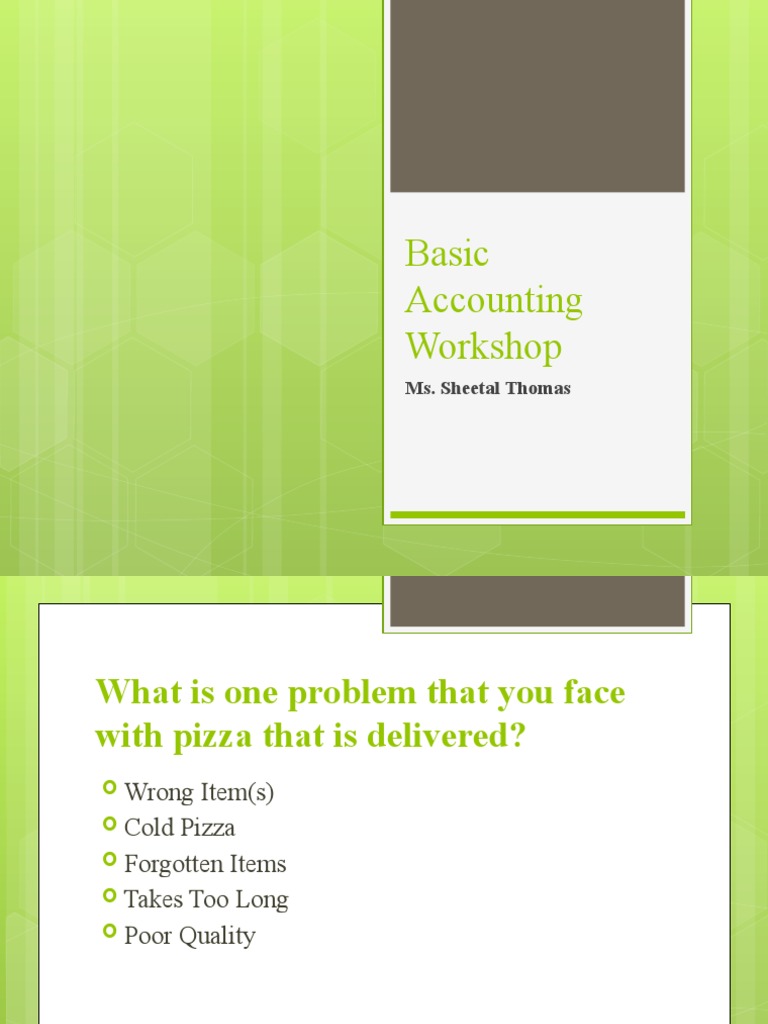 Basic Accounting Workshop Pdf