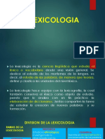 2. la lexicologia