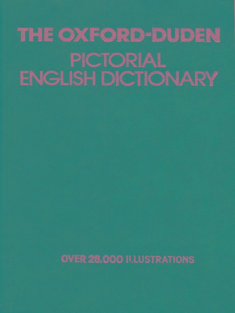 The OxfordDuden Pictorial English Dictionary 1985 PDF