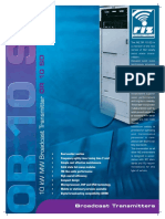 Or - 10 - SD Thomcast 10 KW AM Transmitter Technical Manual