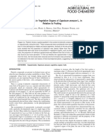 Capsaicinoids in Vegetative Organs of Capsicum Annuum L. in PDF