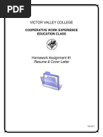 Victor Valley College: Cooperative Work Experience Education Class