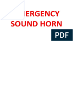 Emergency Sound Horn