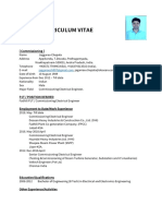 Curriculum Vitae: (Commissioning)