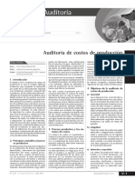 Auditoria de Costos de Produccion PDF