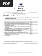 Cot-Rpms: Teacher I-Iii