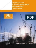 Simple Guide To The Lifting Operations and Lifting Equipment Regulations 1998