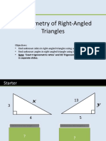 Trigonometry of Right Angled Triangles