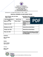 DepEd Workweek Report Template