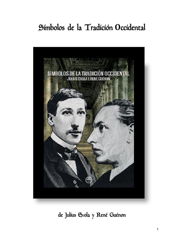 Julius Evola y Rene Guenon - Símbolos y Mitos de La Tradición Occidental |  PDF | Santo Grial | Rey Arturo