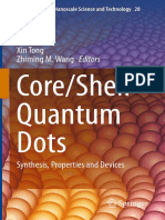Core/Shell Quantum Dots: Xin Tong Zhiming M. Wang Editors