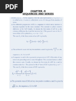 CLASS 11 - SECOND TERM - Sequence and Series