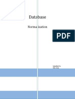 Database: Normalization