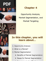 Chapter - 04 Opportunity Analysis, Market Segmentation, Market Targeting