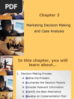 Chapter - 03 Marketing Decision Making and Case Analysis