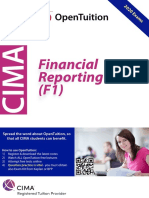 CIMA F1 2020 Notes