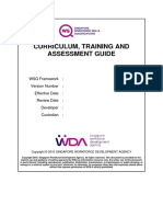 Curriculum, Training and Assessment Guide