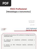 RVCC Profissional - Metodologias e instrumentos