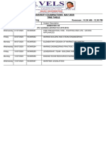 University Examinations May-2020 Time Table Program: B.E.-Marine Engineering