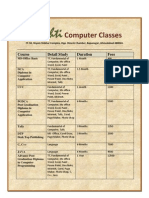 Computer Classes and Courses in Ahmedabad